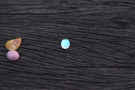 kalimaya agate on black ironwoodの写真素材