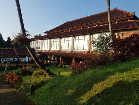 Royal Villa at Trawas, Mojokerto, Indonesia - may 29, 2022. This view shows a part of Royal villa in Trawas, Mojokerto Indonesiaのeditorial素材