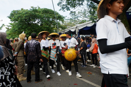 Banjarmasin - June 30, 2024 : Banjarmasin Sasirangan Festival (BSF) is back to celebrate the 498th...