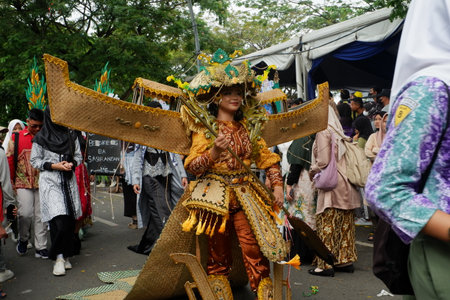 Banjarmasin - June 30, 2024 : Banjarmasin Sasirangan Festival (BSF) is back to celebrate the 498th...