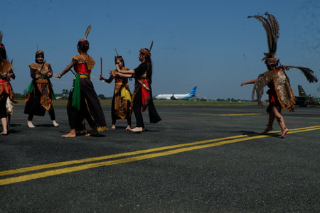 Dancers performing on a runway
