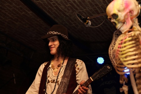 guitar player from the band negative from finlandのeditorial素材