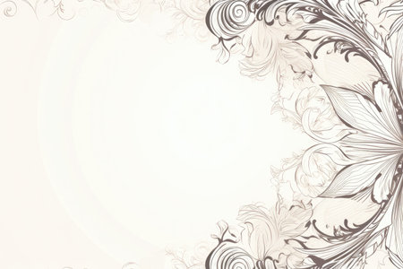 abstract floral background with place for your text, vector illustration.の素材