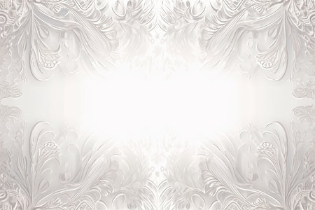 Abstract background with frosty patterns on the glass. Vector illustration.の素材