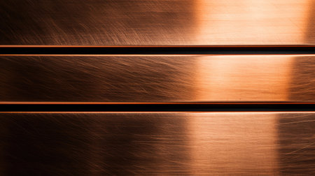 Metal background or texture of brushed steel plate with reflections Iron plate and shinyの素材