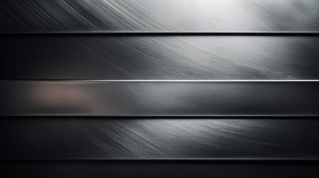 Metal background or texture of brushed steel plate with reflections Iron plate and shinyの素材