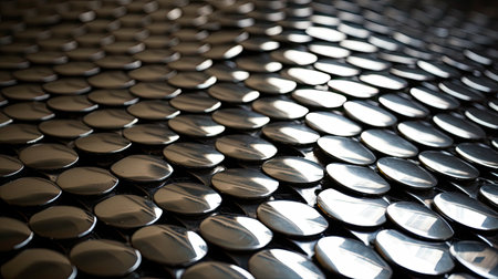 abstract background of a metal surface, close-up, macroの素材