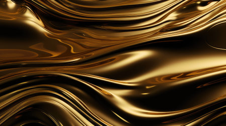 golden metallic background with some smooth lines in itの素材