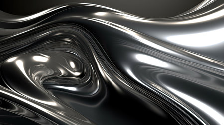abstract metallic background with some smooth lines in itの素材