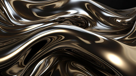abstract metallic background with some smooth linesの素材
