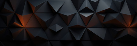 multicolor geometrical triangular banner background wallpaper with gradient decorative designの素材