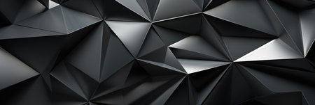 multicolor geometrical triangular banner background wallpaper with gradient decorative designの素材
