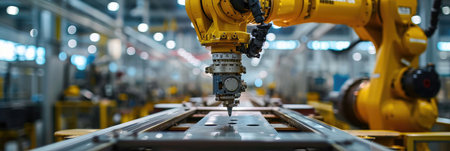 robotic arm in manufacturing automated factory warehouse production lineの素材