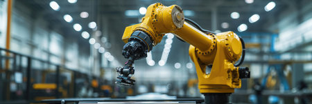robotic arm in manufacturing automated factory warehouse production lineの素材