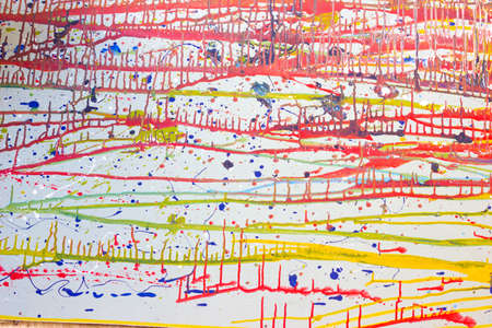 Colorful splashes of paint for background