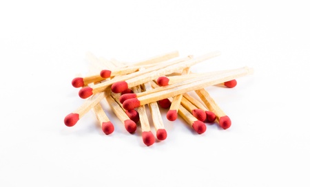 Matchstick , isolated on white