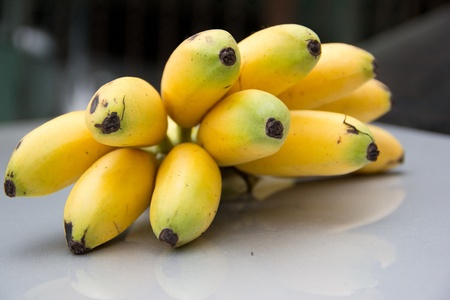 Bunch of ripe bananaの写真素材
