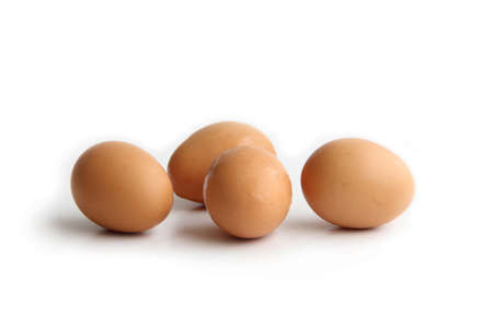 eggs isolated on white background