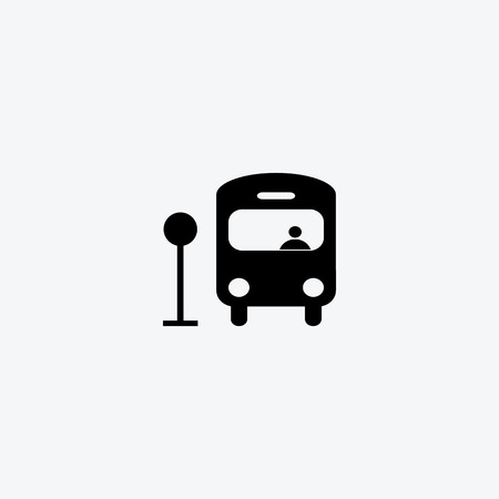 Bus symbol , illustration vector for usedのイラスト素材