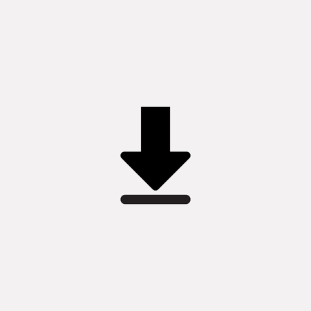 Download or upload icon. Load symbol , vector for used. のイラスト素材