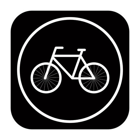 bicycle design over beige background vector illustrationのイラスト素材