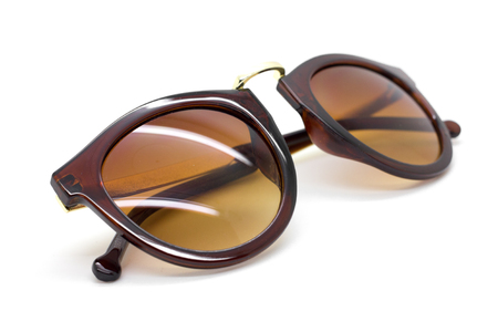 Isolated Sun glasses on a white background.の写真素材