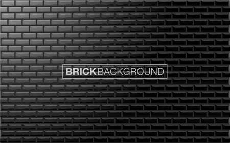 abstract brick black backgroundのイラスト素材