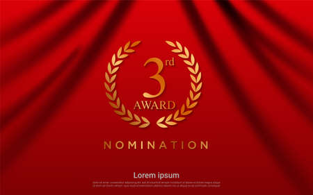 Champion bronze award celebrationのイラスト素材