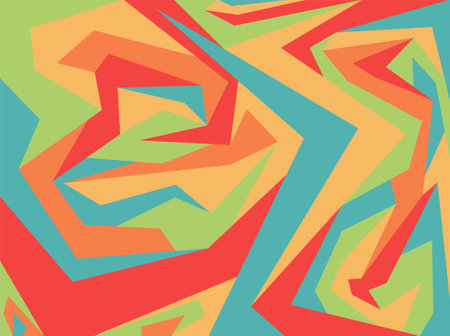 Abstract background with gradient polygonal patternのイラスト素材