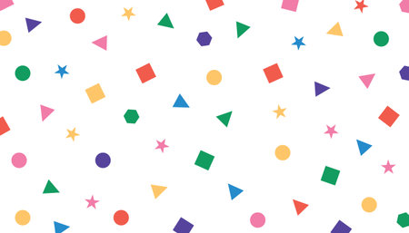 Design background confetti unique abstractのイラスト素材