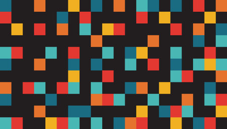 Design wall art background pixel retro unique abstract