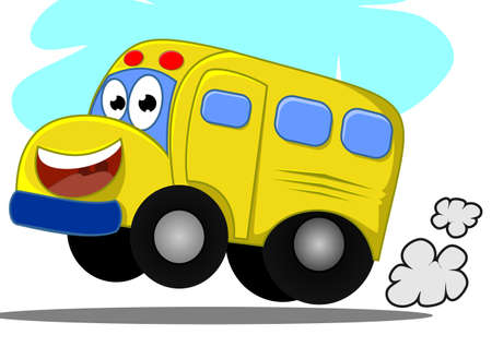 illustration of funny car orangeの写真素材