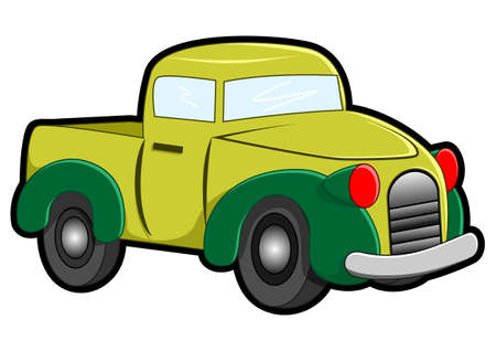 illustration of truck transportation servicesの写真素材