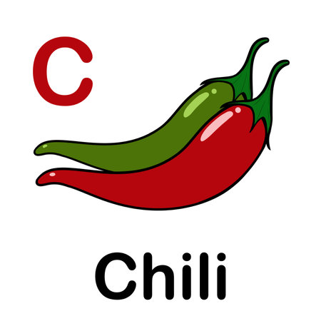 illustration of specy chilliの写真素材