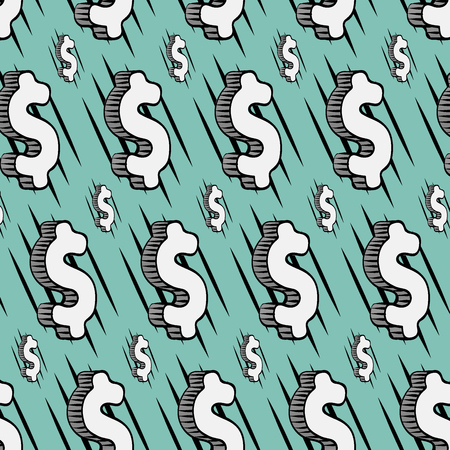 dollar symbol backgroundのイラスト素材