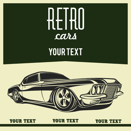 car retroのイラスト素材