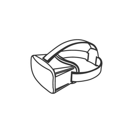 Virtual 3d reality goggles vector illustrationのイラスト素材