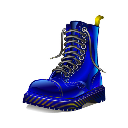 Black boot icon. Creative design elements. Great quality vector illustration.のイラスト素材