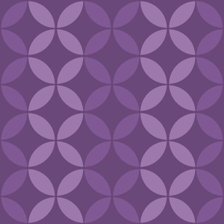 Seamless violent leaves in circle vector patternのイラスト素材