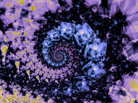 Abstract fractal background computer-generated illustration.