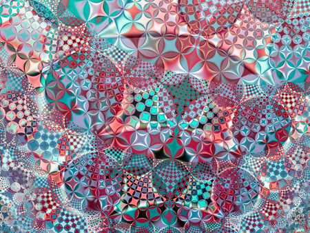 Abstract fractal background, computer-generated illustration.