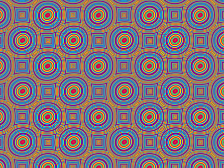 Abstract fractal background, computer-generated illustration.の写真素材