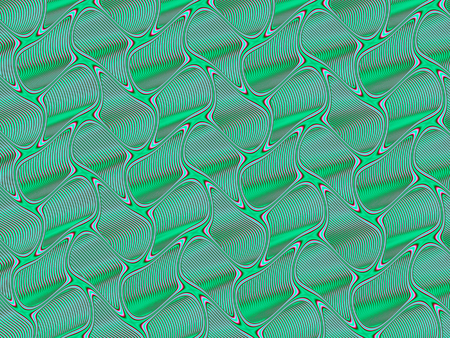 Abstract fractal pattern, computer-generated illustration.の写真素材