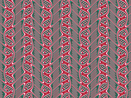 Abstract fractal pattern, computer-generated illustration.
