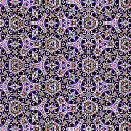 Abstract fractal geometric pattern, computer-generated illustration.