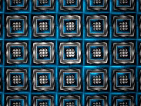 Abstract fractal geometric pattern, computer-generated illustration.