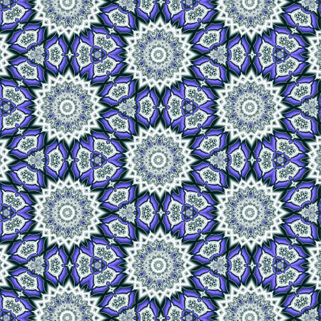 Abstract fractal pattern, computer-generated illustration.