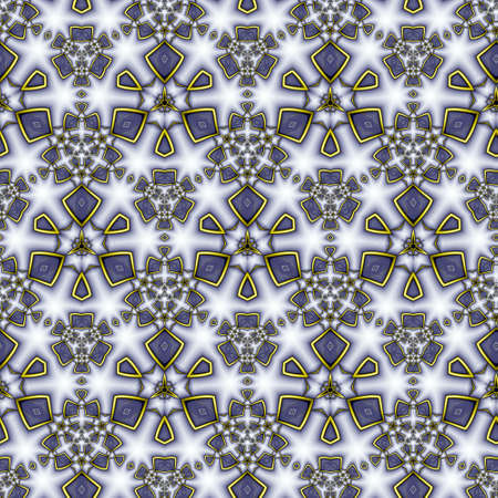 Abstract fractal geometric pattern, computer-generated illustration.