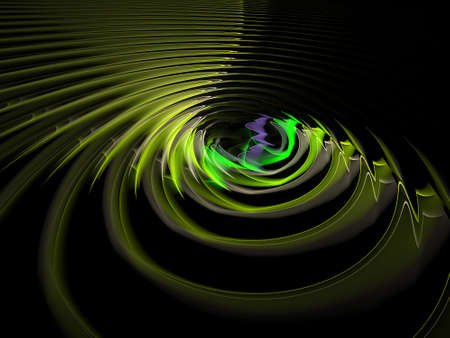 Abstract fractal spiral background, computer-generated illustration.