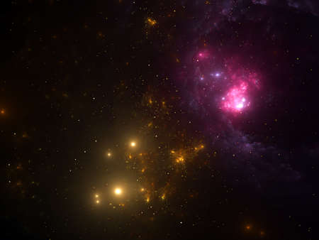 Abstract fractal background, computer-generated illustration.